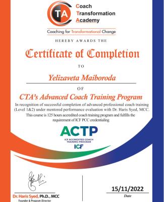 ICF accredited training program